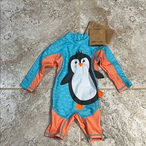 Zoocchini Baby One Pc Rashguard 6-12 mos NWT